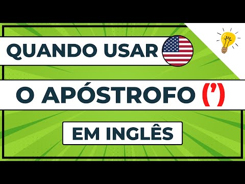 🇺🇸OS USOS DO APÓSTROFO EM INGLÊS (’)