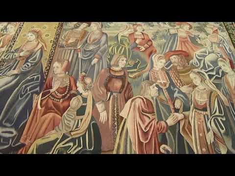 PGNY Antique Carpets & Tapestries - Item #31169 -19th Historical Tapestry Carpet, 7' 9 H x 10' 6 W