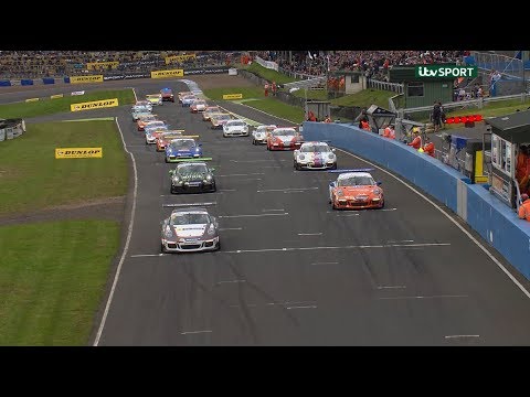 Porsche Carrera Cup GB. Knockhill Rounds 10 & 11 highlights.