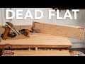 Getting Wood/Lumber Dead Flat with a Hand Plane