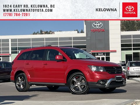 Red 2017 Dodge Journey Crossroad | 3rd Row Seats Review Kelowna BC - Kelowna Toyota