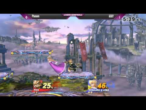 SW13 Smash Wii U - Phenom (Fox) vs iiGGY (Rosalina) - Losers Semifinals
