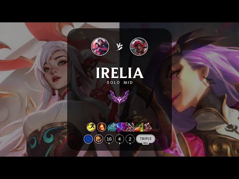 Irelia Mid vs Katarina - EUW Master Patch 13.1