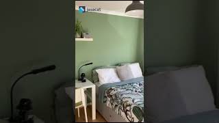 Download lagu Dari putih polos ke hijau segar! ⁣⁣⁣⁣Lihat transformasi dinding aksen. mp3