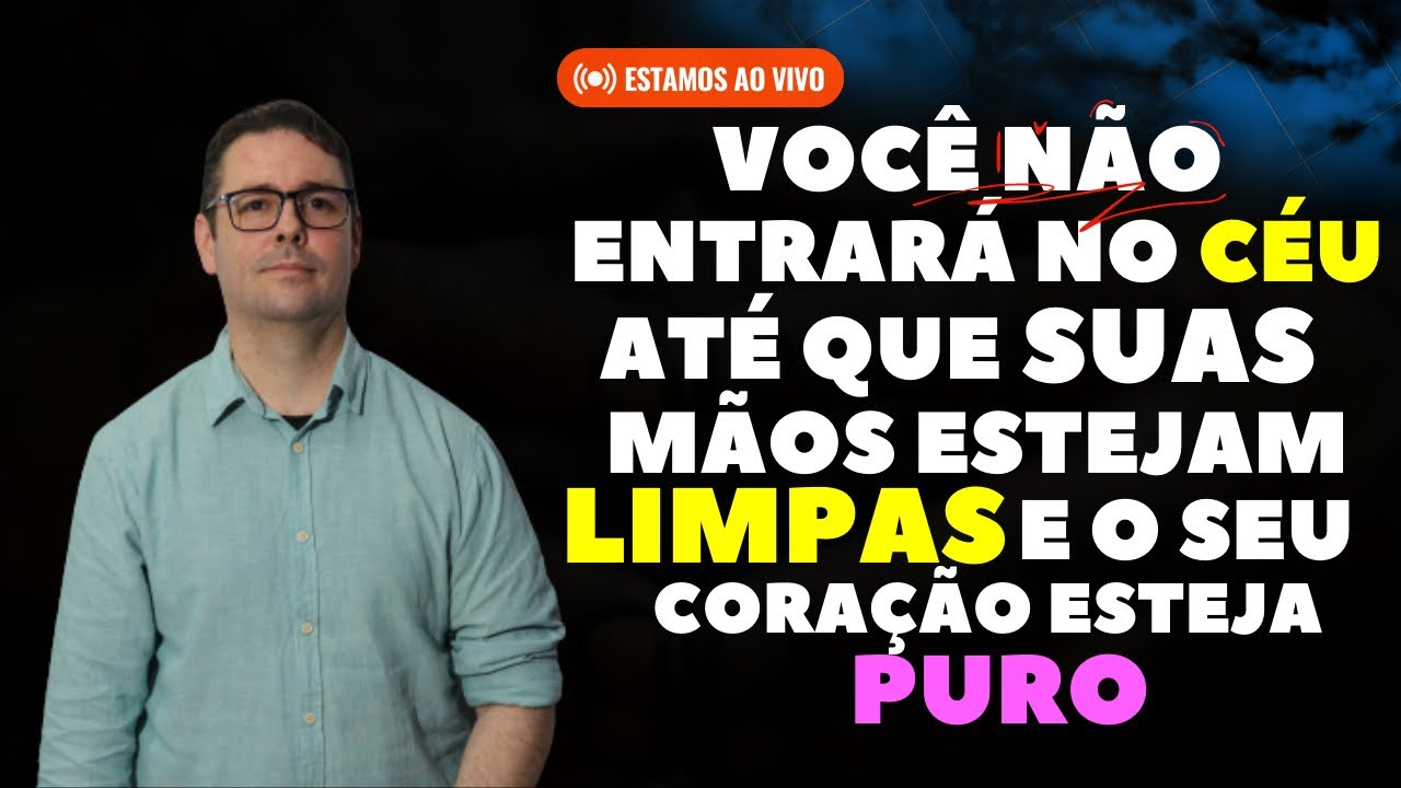 "NÃO POSSO DEIXAR VOCÊ ENTRAR NO CÉU DESSE JEITO"