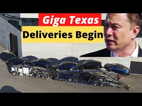BREAKING! First Truckload of Giga Texas Model Y Leaves Tesla's Gigafactory