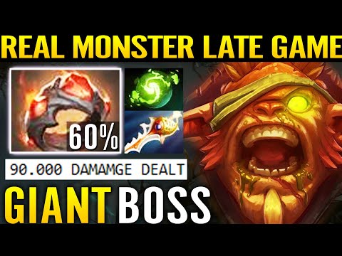 WTF GIANT RING Bristleback - 90k DMG Dealt Real Monster Late Game Super Tanky 7.29 Dota 2 Pro Guide