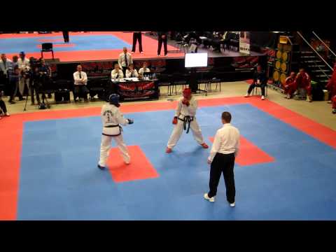 ITF World Cup Brighton 2012 - Mens Team Sparring - Netherlands vs Jamaica KNOCK-OUT