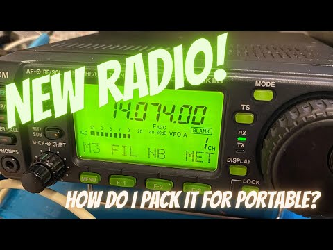 How do I pack my IC-706mkIIg for Portable use?