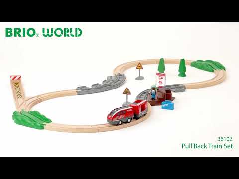 BRIO PULL BACK TRAIN SET
