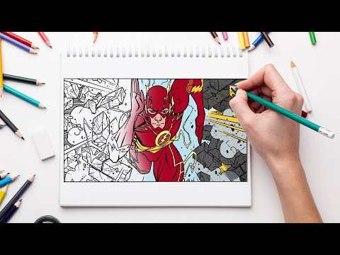 Flash Coloring Pages, Superhero Breaks the Walk | Arlow - Feel So Lucky [NCS Release]