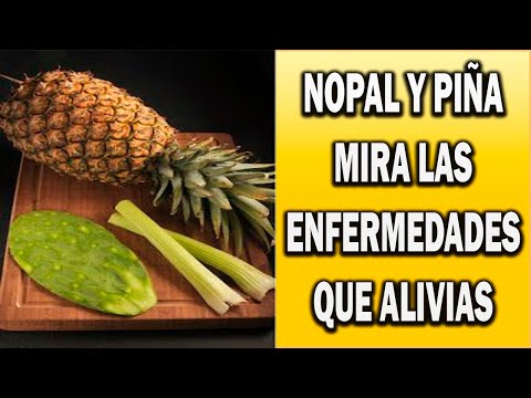 Mezcla Nopal y Piña y mira los beneficios que te brinda esta receta