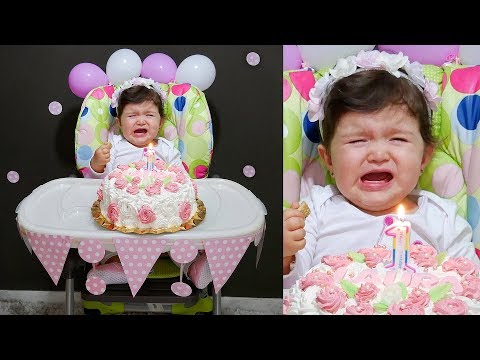 ANIVERSÁRIO DE 1 ANO DA BEBÊ LAURA!! 🎉Parabéns Laurinha 🎁