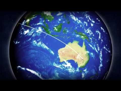 KARTA  - avion Australija