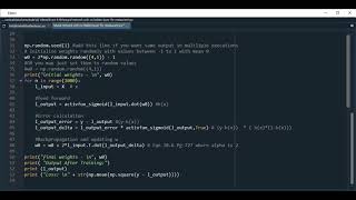 Download the video "Neural Network in Python for Restaurant Waiting Problem"