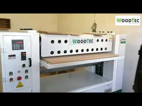 WoodTec Stamping 1300A - пресс для горячего тиснения woo12794, видео 2
