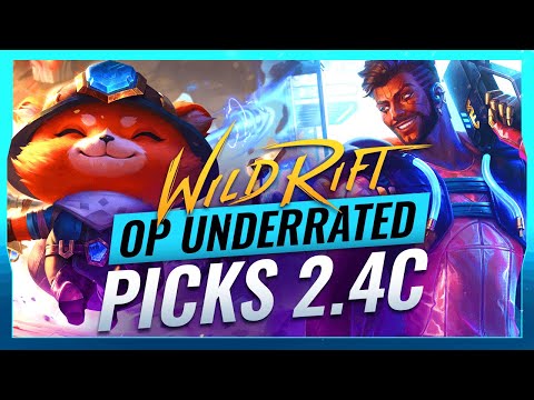5 OP Underrated Picks in Wild Rift - Patch 2.4C (LoL Mobile)