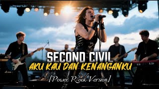 Download lagu Second Civil - Aku Kau Dan Kenangan || AI Power Rock Version #music  mp3