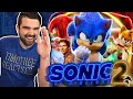 HUGE SONIC FAN Watches Sonic the Hedgehog 2 AND LOVES IT!! (MOVIE REACTION) ft. CHAOS EMERALDS!