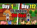I Played 100 Days of Stardew Valley 1.6 Using only ANIMALS