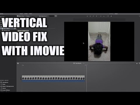 A Fix for Vertical Videos with iMovie