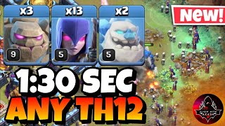 TH12 Zap Witch Attack Strategy (2024) Best TH12 Witch Army | Clash of Clans | COC