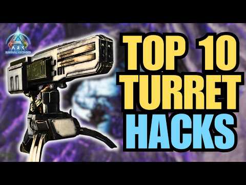 Literally EVERYTHING YOU NEED To Build THE BEST Turret Walls | Ark Survival Ascended