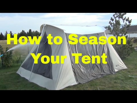 Seasoning A Kodiak Canvas Tent with Water