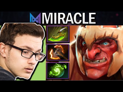 Troll Warlord Gameplay Miracle with Battlefury - Lima Major