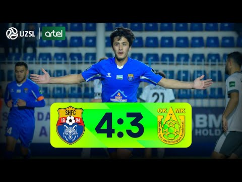 Superliga 27-tur. Sho‘rtan - OKMK bahsida kiritilgan gollar va xavfli vaziyatlar (Highlights)