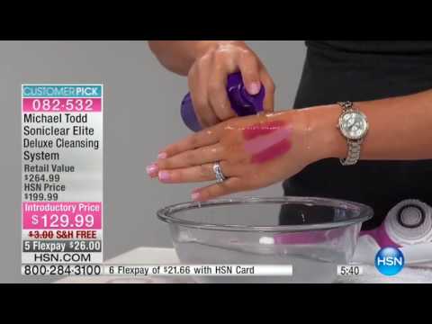 HSN Beauty Expert on removing makeup with Soniclear brush
