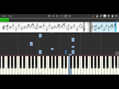 Piano Sheet - Gaur Plains / Night (Xenoblade Chronicles) Ost | Cover Tutorial Piano Lesson #Anp