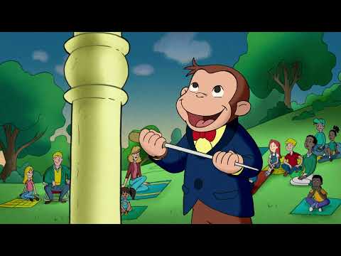 Capa de George, o Curioso | George rege uma orquestra | Desenhos Animados em Português