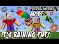 It's Raining TNT! Mike & Dad play Minecraft 