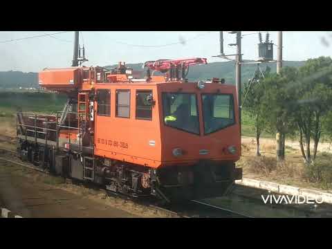 Drezina pantograf GEISMAR pe linia 500.