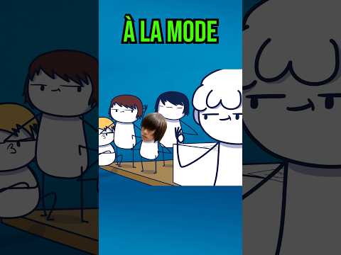 j'étais à LA MODE 😎 #animation
