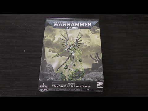 Necrons - C'tan Shard of the Void Dragon - Unboxing (WH40K)