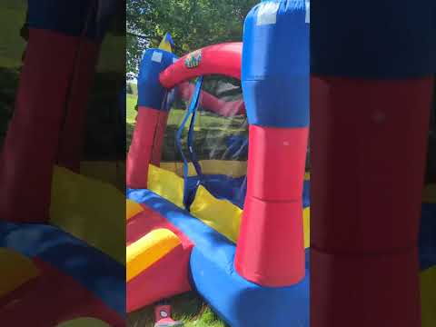 Stephen Pops The Bounce House #parkour #funny #trampoline