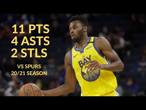 Andrew Wiggins 11 Pts 5 Rebs 4 Asts 2 Stls Highlights vs San Antonio Spurs | NBA 20/21 Season