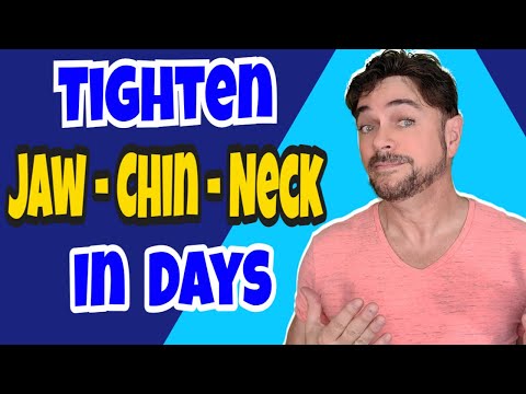 EASY Face Yoga Tutorial For Lifting The NECK, JAW, & CHIN | Chris Gibson