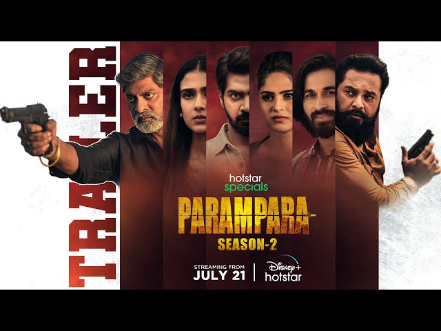 #Parampara Season 2 Trailer | Premieres on July 21| Jaggu Bhai | DisneyPlus Hotstar Telugu