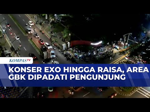 Sejumlah Event Digelar Bersamaan di GBK, Arus Lalu Lintas Padat | KOMPAS MALAM