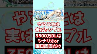 【#FGO】3500万DLってやることは正直シナリオを進めるor曜日クエストだけです #shorts