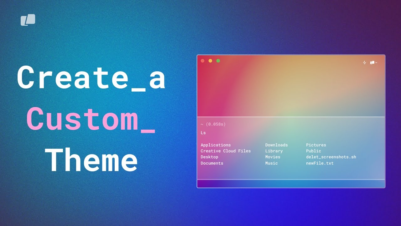 Warp | How to Create A Custom Pride Theme