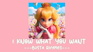 [Lyrics + Vietsub] I Know What You Want(remix + speed up) - Busta Rhymes, Mariah Carey