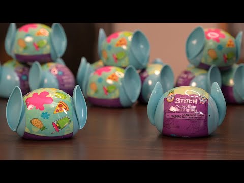 Mystery Unboxing: Disney Stitch Collectible Mini Figure Series 1 & 2 (w/ cheat test)
