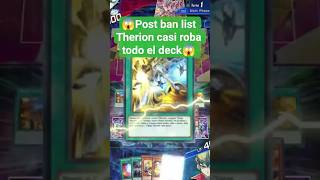 😱Post ban list therion ahora le llaman roba cartas #yugiohduellinks