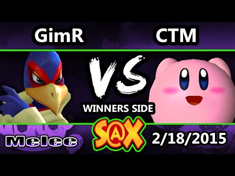 S@X - CTM (Kirby) Vs. VGBC | GimR (Falco) SSBM Singles - Melee