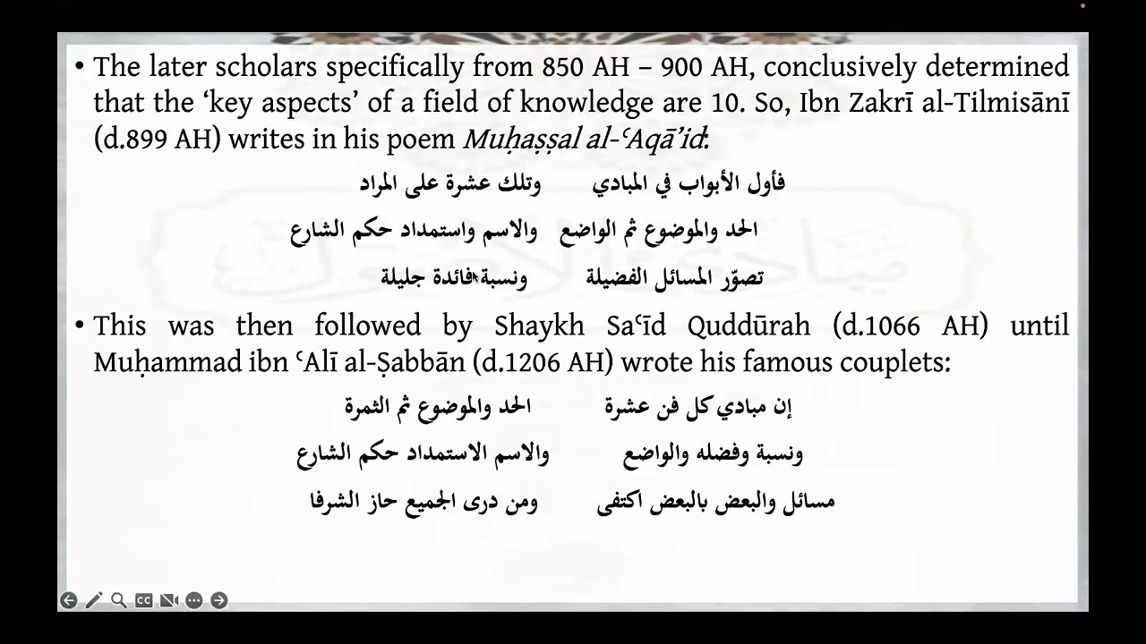 An Introduction to Ḥanafī Uṣūl al Fiqh Lesson 1