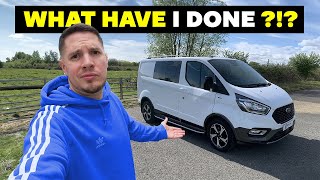 I'm ready to turn my Ford Transit Custom into a Camper Van!